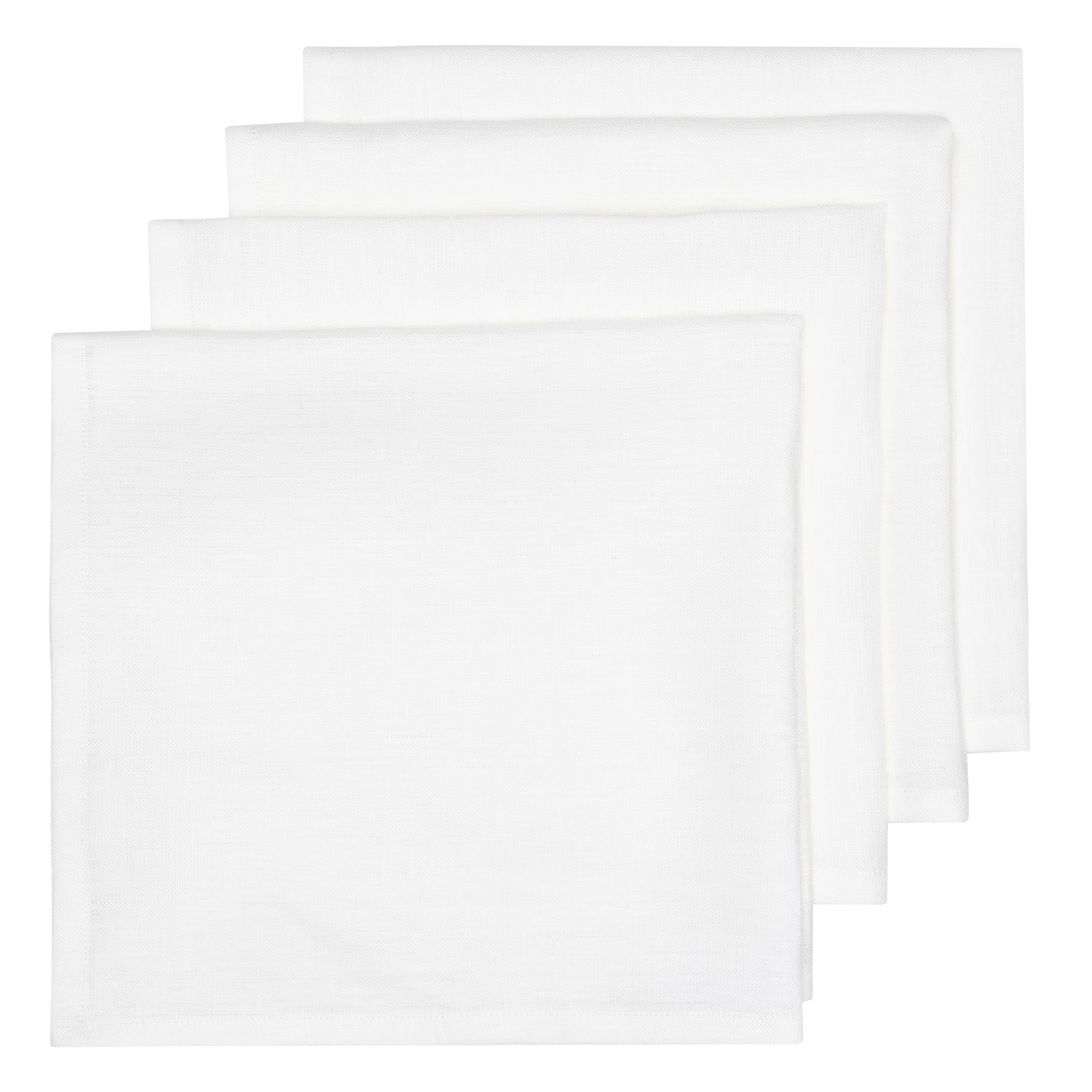 Haute Linen Napkins - Set of 4, 20x20 inch - Multiple Colors