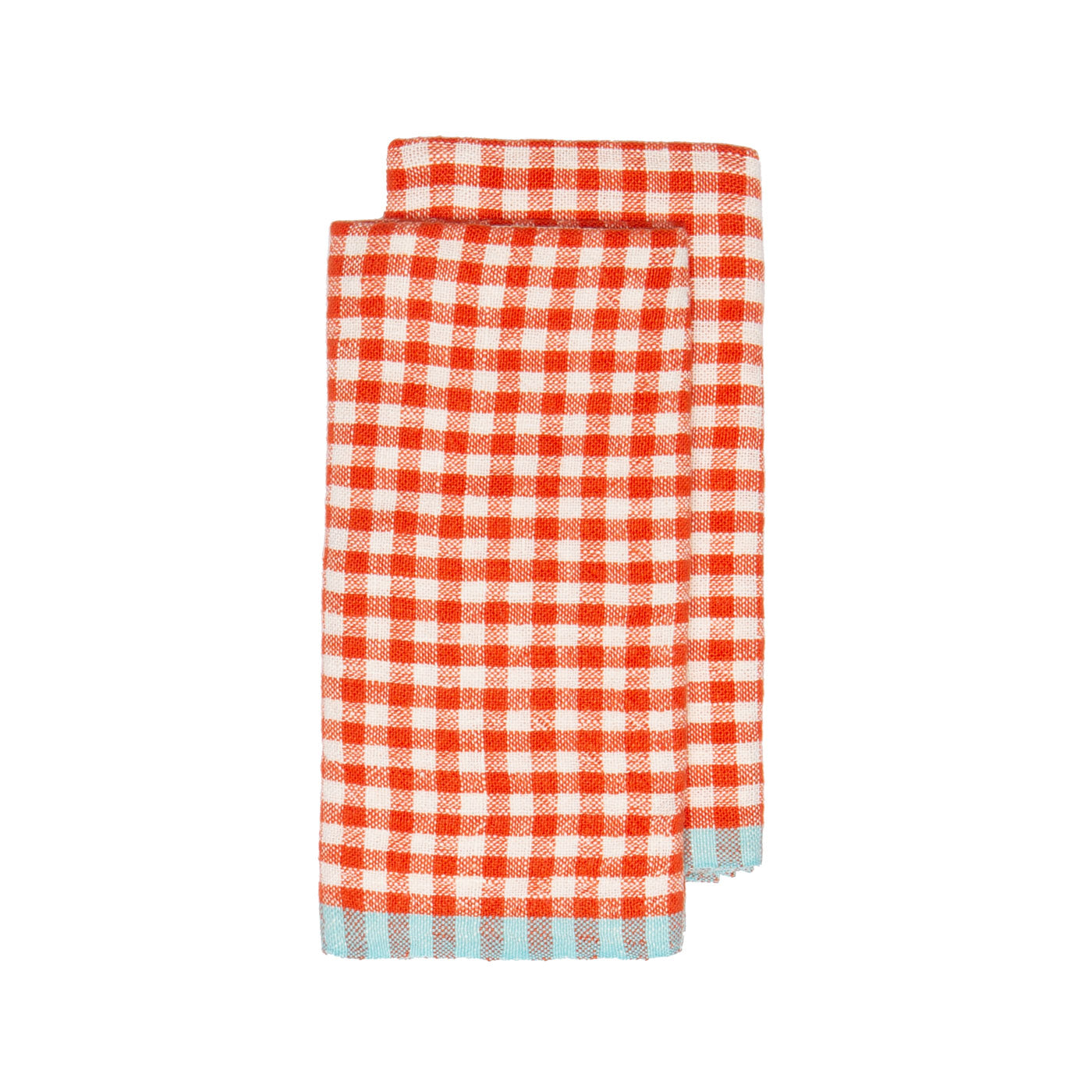 Food52 Gingham Linen Kitchen Towels (Set of 2) - Teal