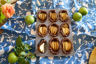 Chocolate Pear Barquettes: A recipe from Mimi Thorisson