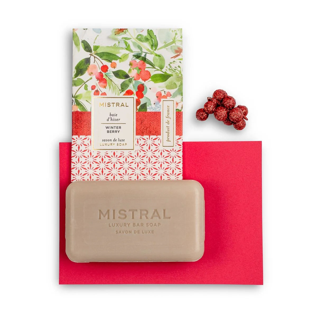 Mistral Winter Berry French Soap, 100G