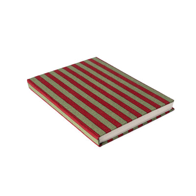 Christmas Stripe Journal